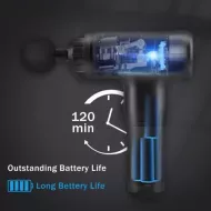 Wibracyjne urządzenie, pistolet do masażu  CY-801 - niebieski