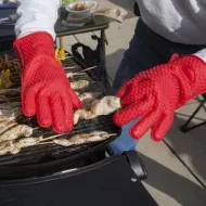 Silikonowe rękawice kuchenne