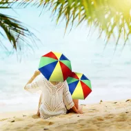  Parasol na głowę