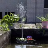Solarna fontanna ogrodowa