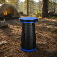 Przenośny taboret outdoorowy – niebieski