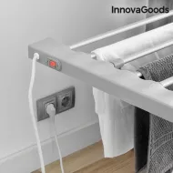 Elektryczna suszarka na pranie InnovaGoods 120W, szara (8 drążków)