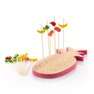 Bambusowy zestaw do tapas ananas TakeTokio (16 sztuk)