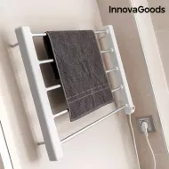 Elektryczna suszarka na ręczniki ścienna InnovaGoods 65W, białoszara (5 drążków)