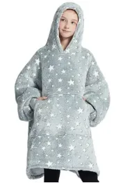 Dziecięca bluza świecąca w ciemności – szara
