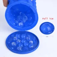 Silikonowa kostkarka do lodu i chłodziarka do napojów - 12 x 13 cm