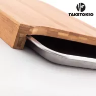 Bambusowa deska do krojenia z tacą TakeTokio