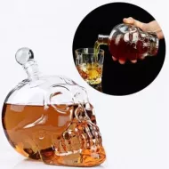 Karafka o wyglądzie kryształowej czaszki - 400 ml