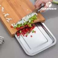 Bambusowa deska do krojenia z tacą TakeTokio