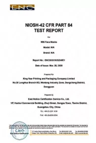 Respirator NIOSH FFP2 - 1 szt.