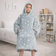 Dziecięca bluza świecąca w ciemności – szara