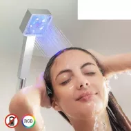 Słuchawka prysznicowa eko LED z czujnikiem temperatury Square InnovaGoods