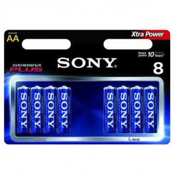 Sony Stamina Plus AM3-B8D, 1,5 V - 8x AA bateria alkaliczna Sony Stamina Plus AM3-B8D, 1,5 V - 8x AA bateria alkaliczna