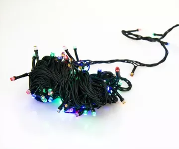 Oświetlenie zewnętrzne LED - kolorowe- 15 m - 100 diod