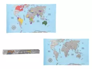 Mapa świata do zdrapywania