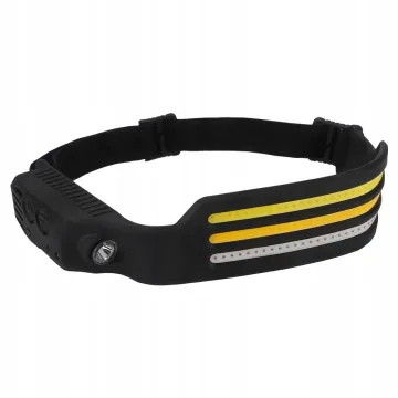 Indukcyjna czołówka COB LED z wbudowaną baterią i ładowaniem USB