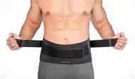 Pas lędźwiowy Copper fit z żelową wkładką