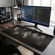 Podkładka na stół, biurko - mapa świata - 40 x 90 cm