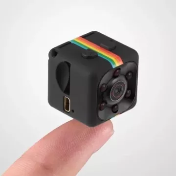 Bezprzewodowa kamera z trybem nocnym - SQ11 Mini DV - czarna