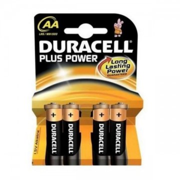 DURACELL Plus DURLR6P4B, LR6, 1.5V, 4x AA baterie alkaliczne DURACELL Plus DURLR6P4B, LR6, 1.5V, 4x AA baterie alkaliczne